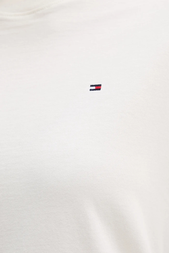 Bavlněné tričko Tommy Hilfiger UW0UW05763 béžová