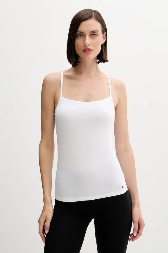 Tommy Hilfiger top 2-pack uni alb UW0UW05957