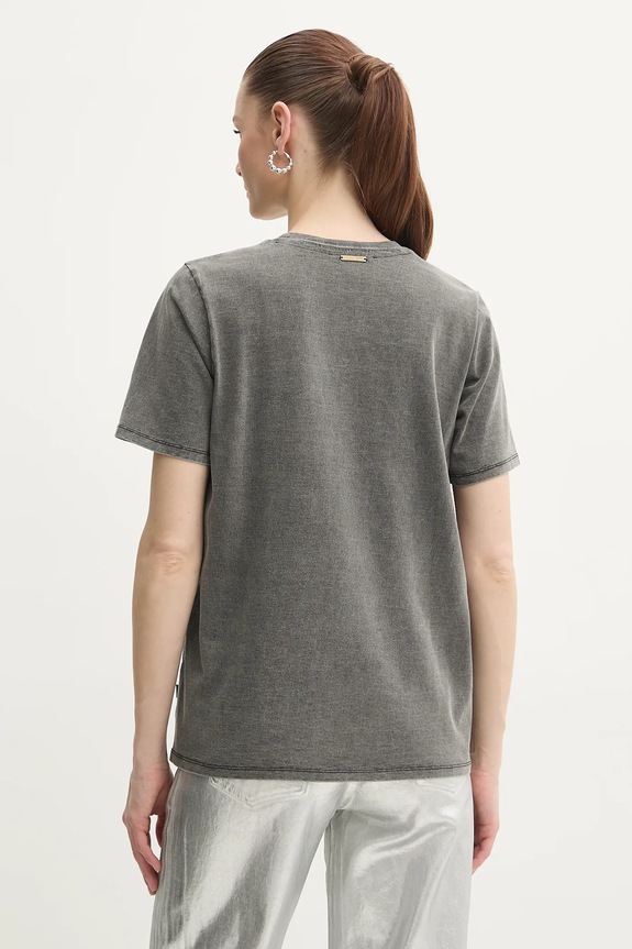 Ρούχα Βαμβακερό μπλουζάκι MICHAEL Michael Kors MS551SC36A γκρί