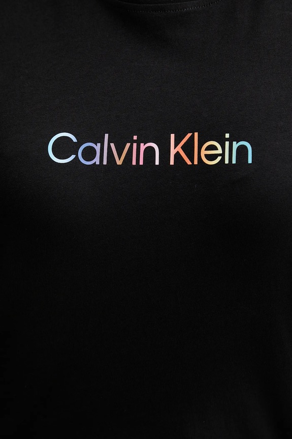 Calvin Klein Underwear t-shirt bawełniany lounge czarny LV00QS7470
