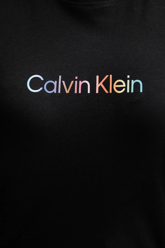 Calvin Klein Underwear t-shirt bawełniany lounge czarny LV00QS7470