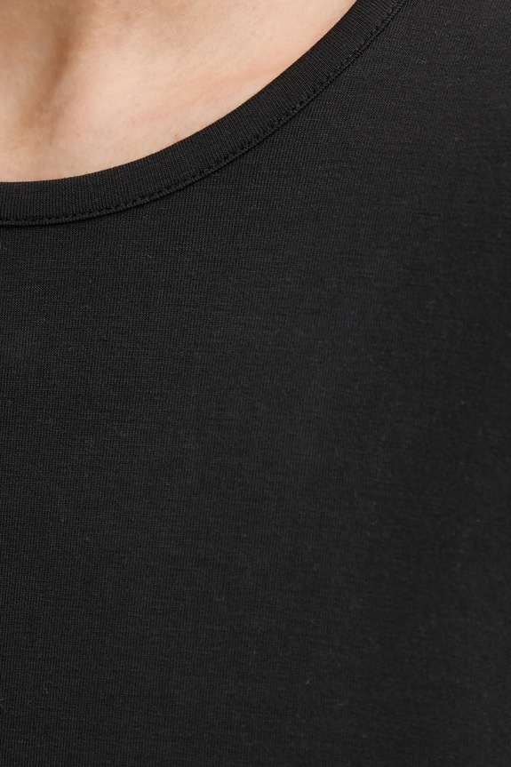 Calvin Klein Underwear μπλουζάκι πιτζάμας γυναικείο από μοντάλ LV00QS7435 μαύρο