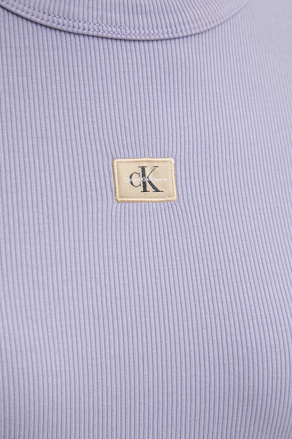 Тениска Calvin Klein Jeans J20J225244 виолетов