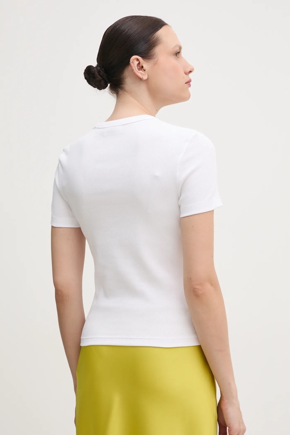 Oblečenie Tričko Calvin Klein Jeans J20J225245 biela