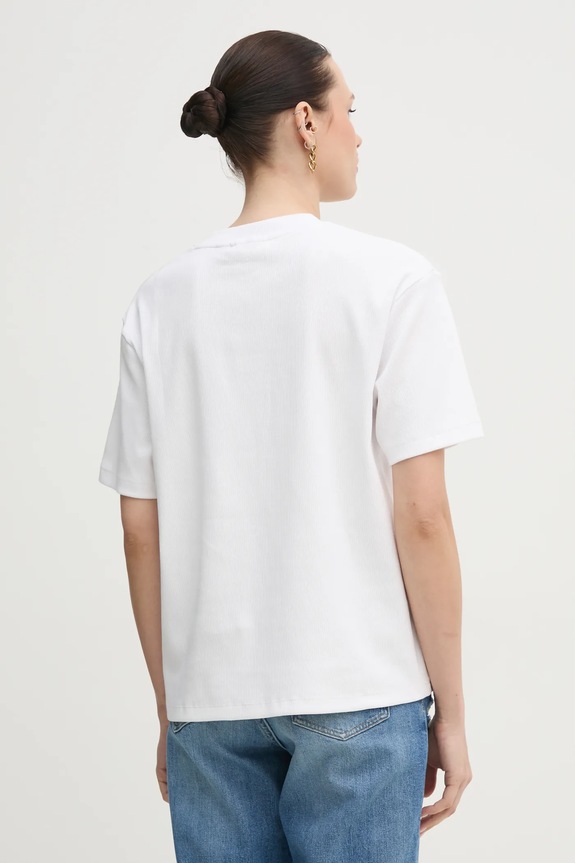 Ρούχα Μπλουζάκι Calvin Klein Jeans J20J225247 λευκό