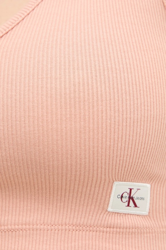 Top Calvin Klein Jeans J20J225308 πορτοκαλί
