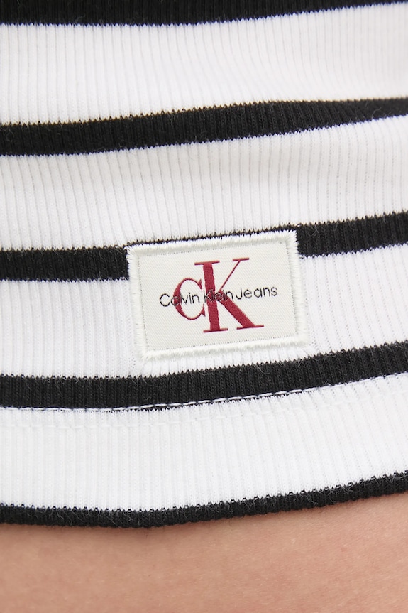 Calvin Klein Jeans top J20J225310 biały