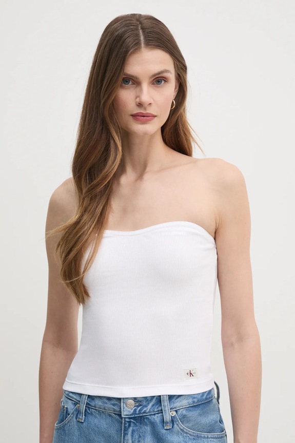 Calvin Klein Jeans top fehér J20J225310