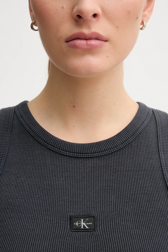 Top Calvin Klein Jeans J20J225311 šedá