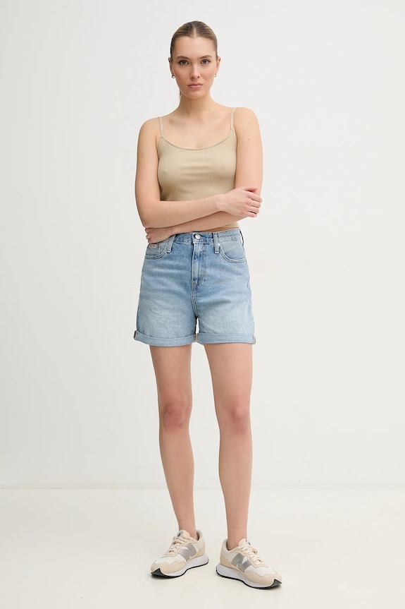 Top Calvin Klein Jeans J20J225312 μπεζ SS25