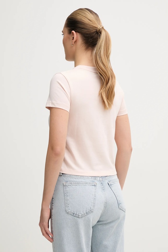 Îmbrăcăminte Calvin Klein Jeans tricou din bumbac J20J225524 roz