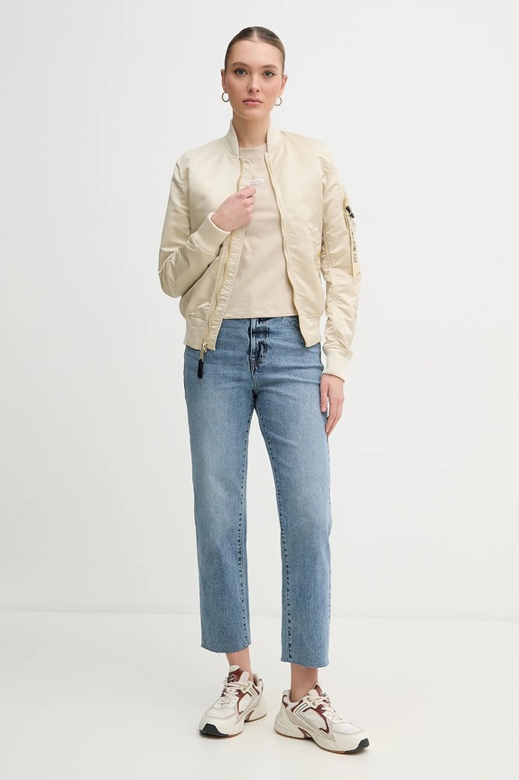 Bavlnené tričko Calvin Klein Jeans J20J225524 béžová SS25
