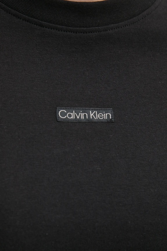 Bavlnené tričko Calvin Klein Jeans čierna J20J225524
