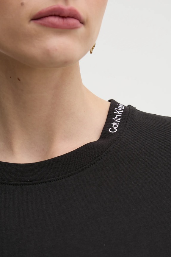 Calvin Klein Jeans tricou din bumbac J20J225540 negru