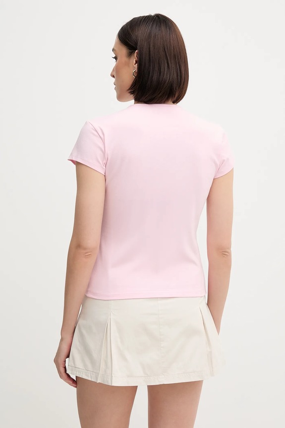 Odzież Calvin Klein Jeans t-shirt LV047B828G różowy