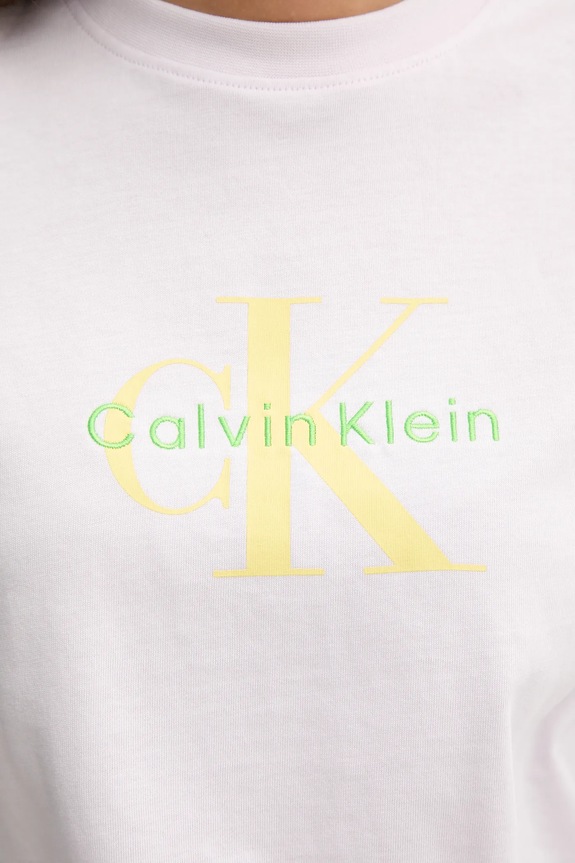 Calvin Klein Jeans t-shirt damski bawełniany LV047B865G różowy
