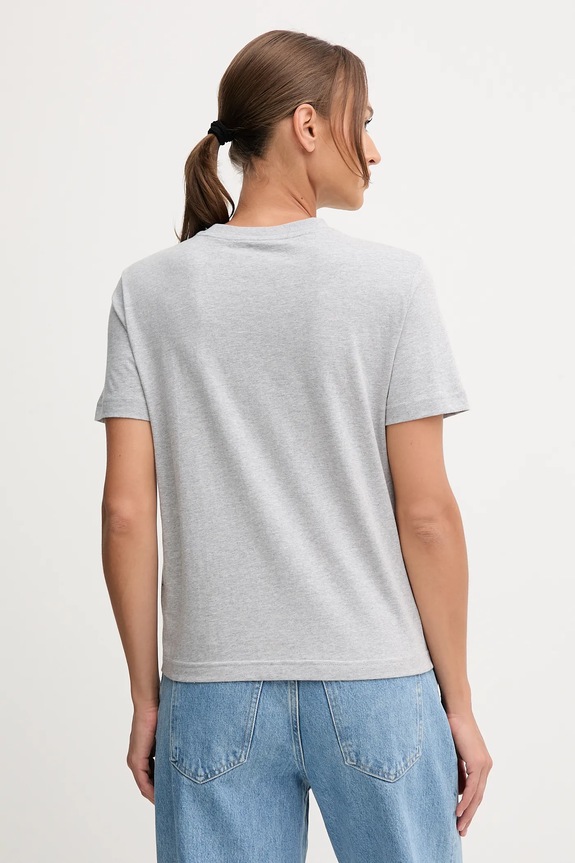 Odzież Calvin Klein Jeans t-shirt damski bawełniany LV047B865G szary