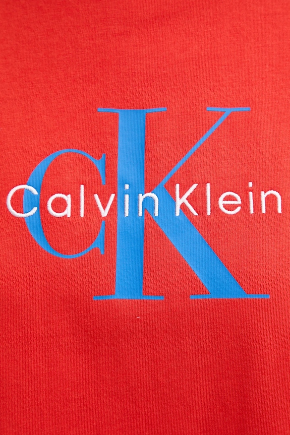 Calvin Klein Jeans t-shirt da donna in cotone rosso LV047B865G