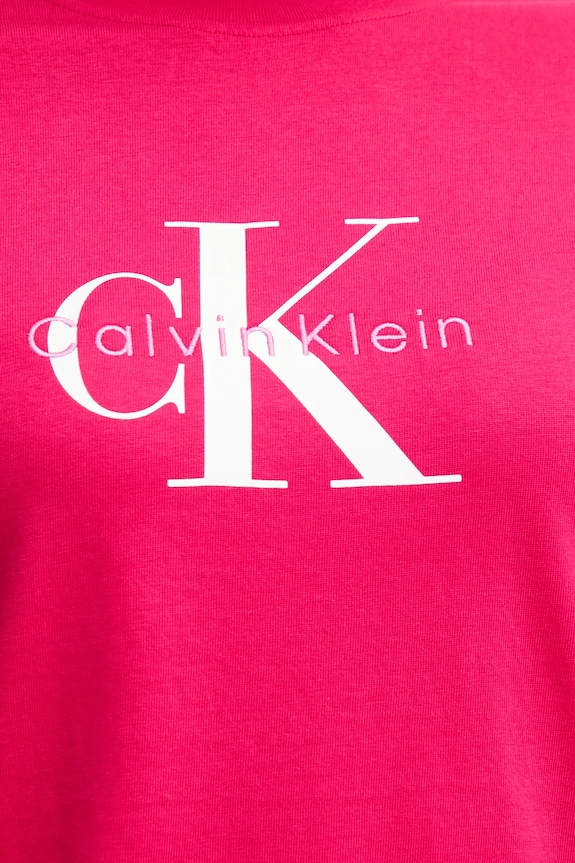 Calvin Klein Jeans t-shirt női pamut LV047B865G rózsaszín