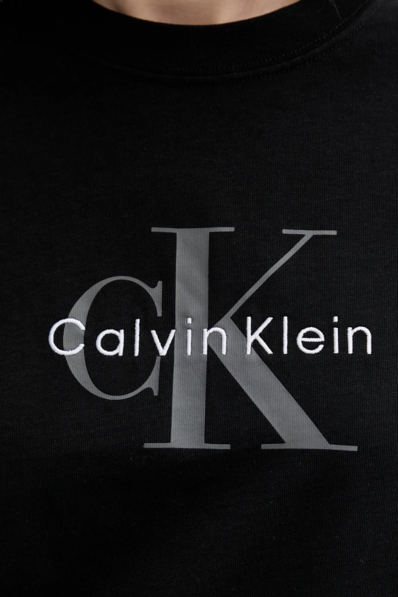 Calvin Klein Jeans t-shirt damski bawełniany czarny LV047B865G