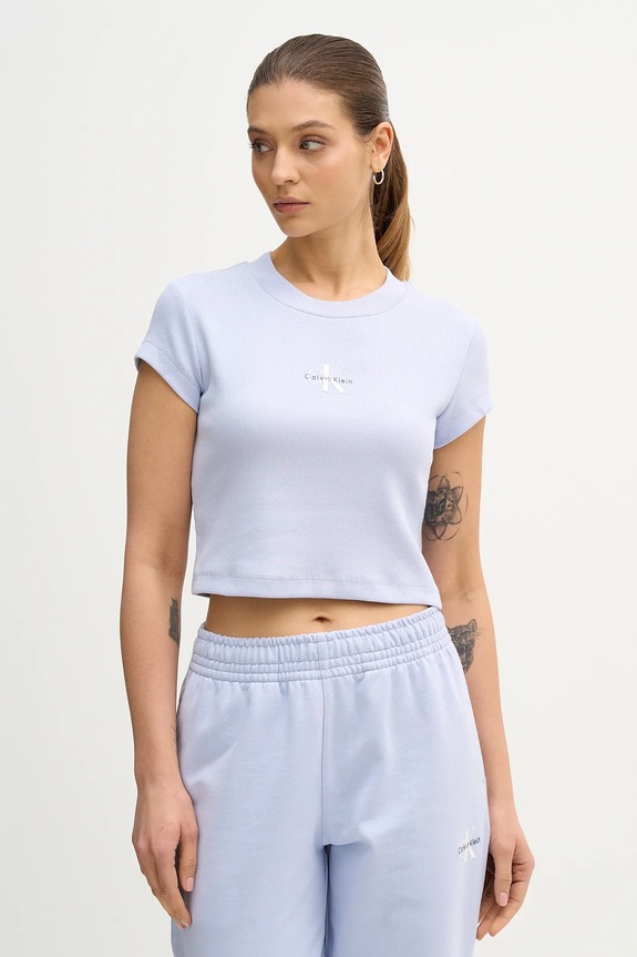 Calvin Klein Jeans tričko dámské modrá LV047AB802