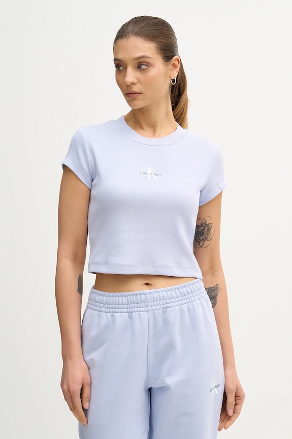Calvin Klein Jeans tričko dámské modrá LV047AB802