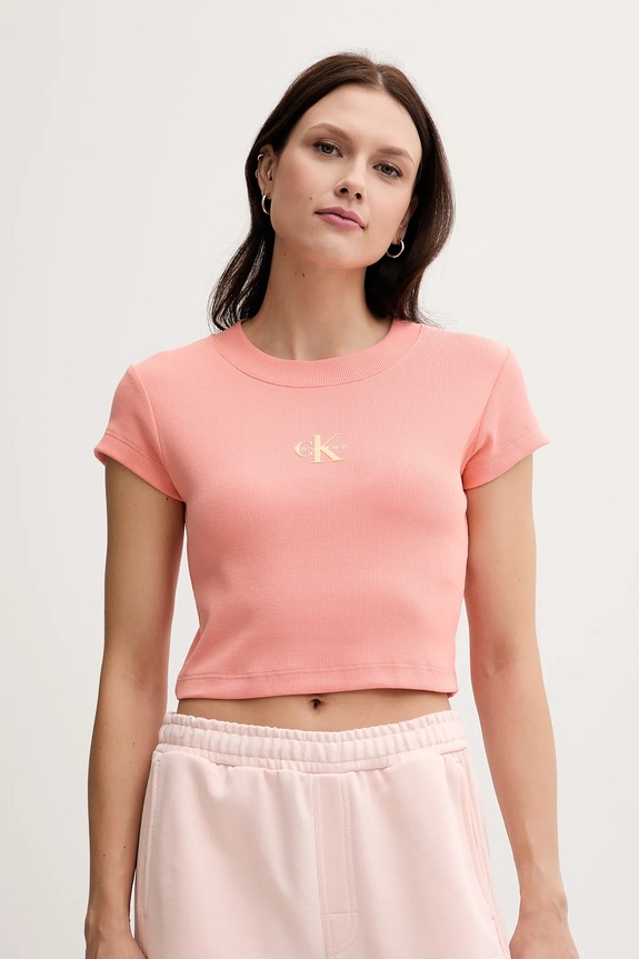 Calvin Klein Jeans tričko dámske oranžová LV047AB802