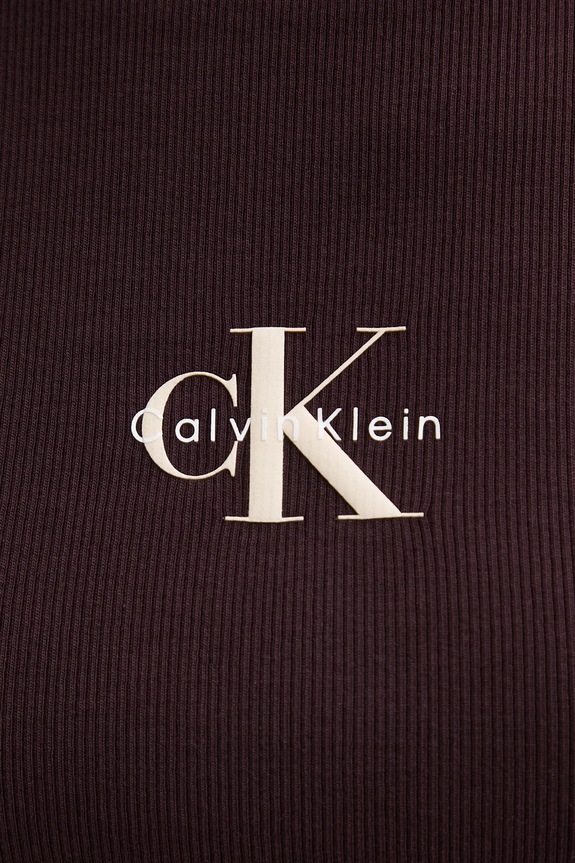 Calvin Klein Jeans tričko dámské LV047AB802 hnědá