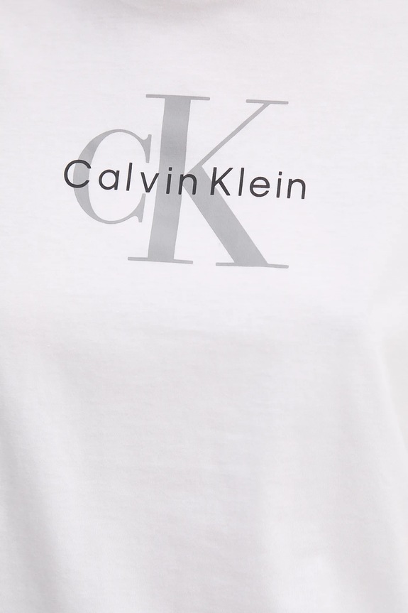 Pamučna majica Calvin Klein Jeans LV047B864G bijela