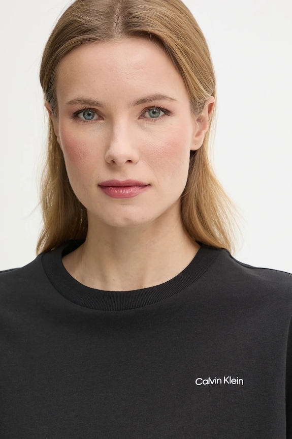 Ruházat Calvin Klein Jeans pamut póló LV047AB813 fekete