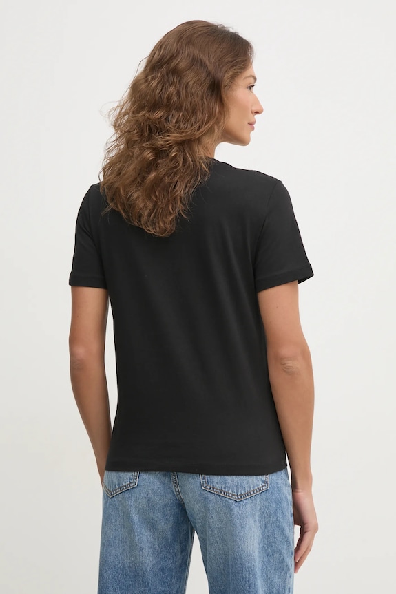 Oblečenie Bavlnené tričko Calvin Klein Jeans LV047AB805 čierna