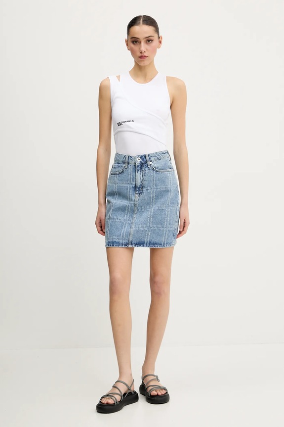 Karl Lagerfeld Jeans top A2W17022 alb SS25