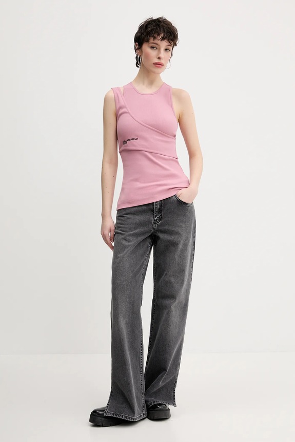 Top Karl Lagerfeld Jeans A2W17022 ružová SS25