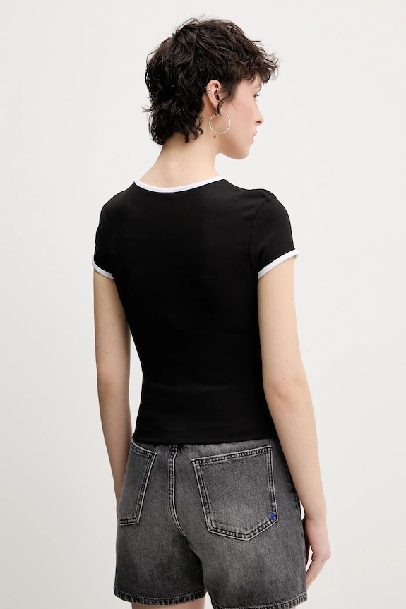 Ρούχα Μπλουζάκι Karl Lagerfeld Jeans A2W17098 μαύρο