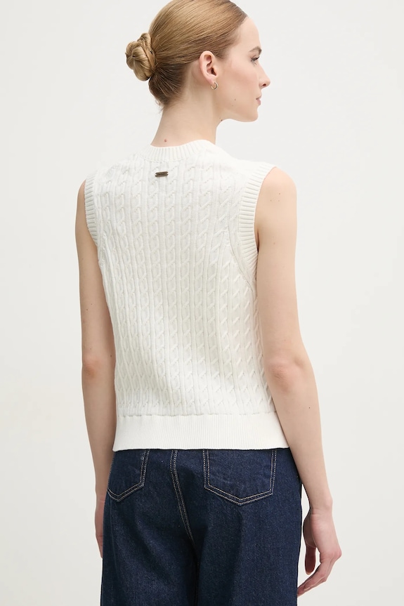 Oblečení Bavlněná vesta Barbour Hartland LKN1637WH71 béžová