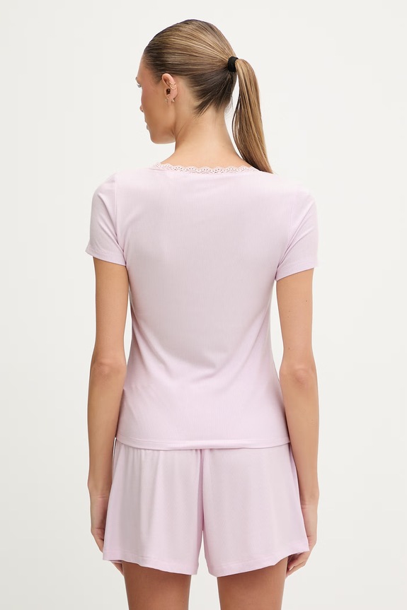 Îmbrăcăminte Guess tricou LIA O5GP02.KCQ72 roz