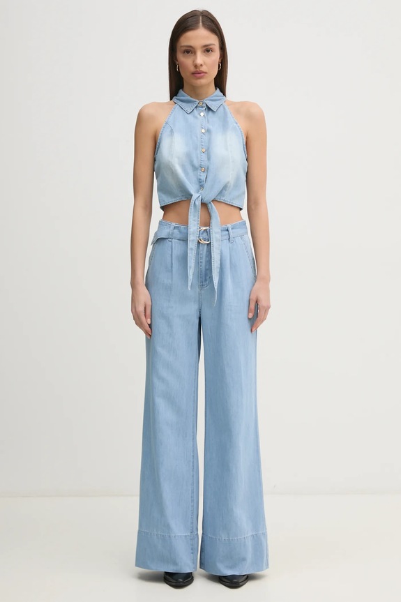 Gaudi maglietta jeans 511BD46003 blu SS25
