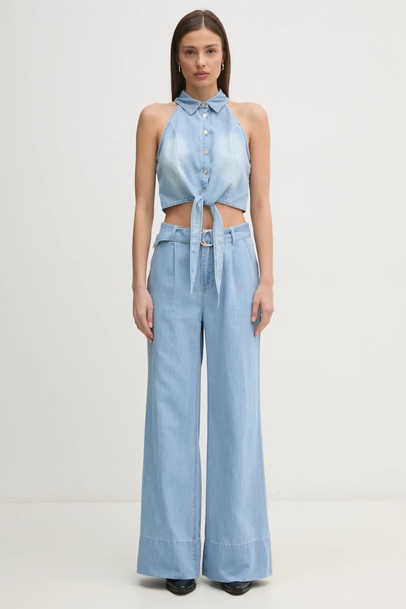 Gaudi maglietta jeans 511BD46003 blu SS25