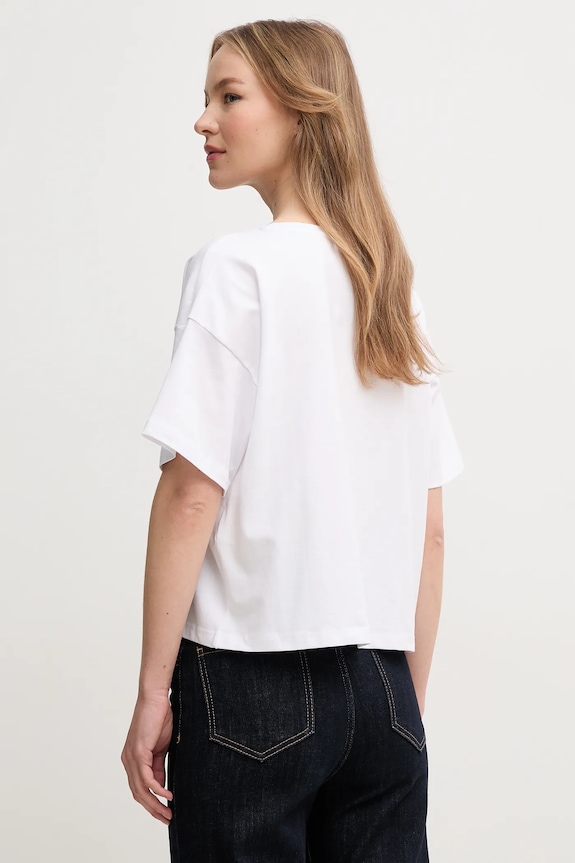 Odzież Gaudi t-shirt 511BD64030 biały