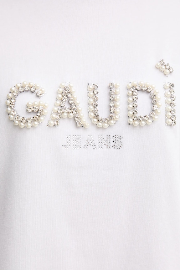 Gaudi t-shirt 511BD64030 biały