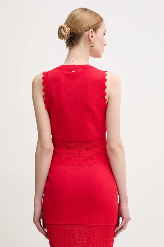 Ρούχα Top Gaudi 511FD43007 κόκκινο