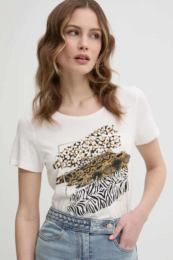 Morgan t-shirt DSAFA beżowy DSAFA