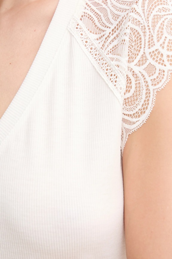 Majica kratkih rukava Morgan DMEG DMEG bijela