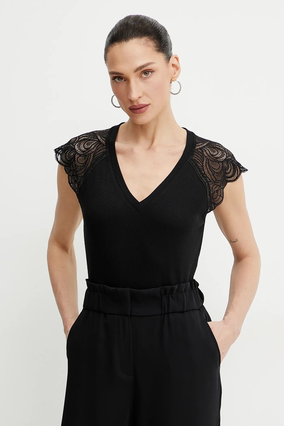 Μπλουζάκι Morgan DMEG με ελαστάν μαύρο DMEG