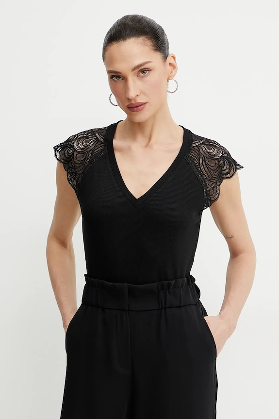 Μπλουζάκι Morgan DMEG με ελαστάν μαύρο DMEG