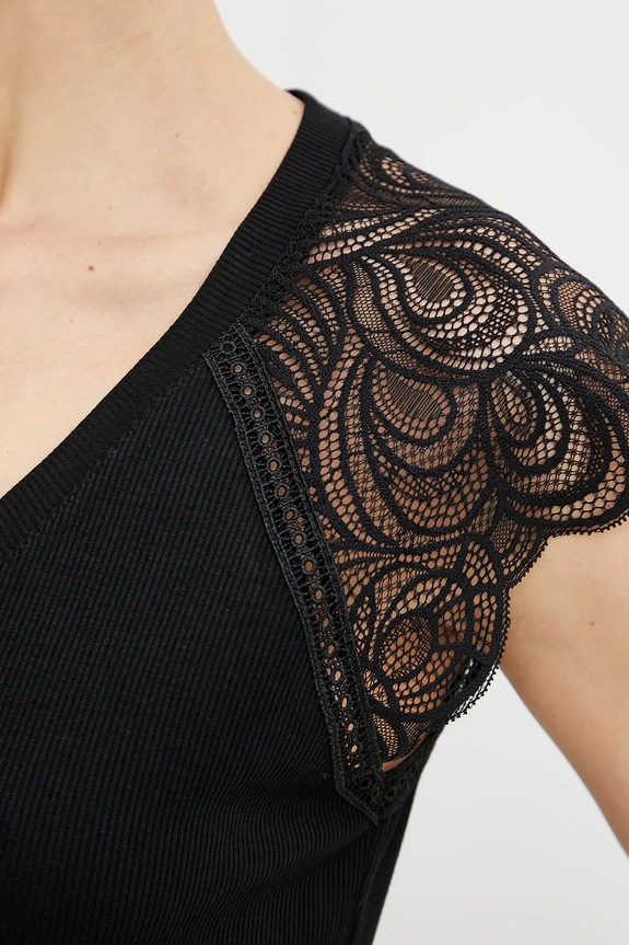 Μπλουζάκι Morgan DMEG DMEG μαύρο