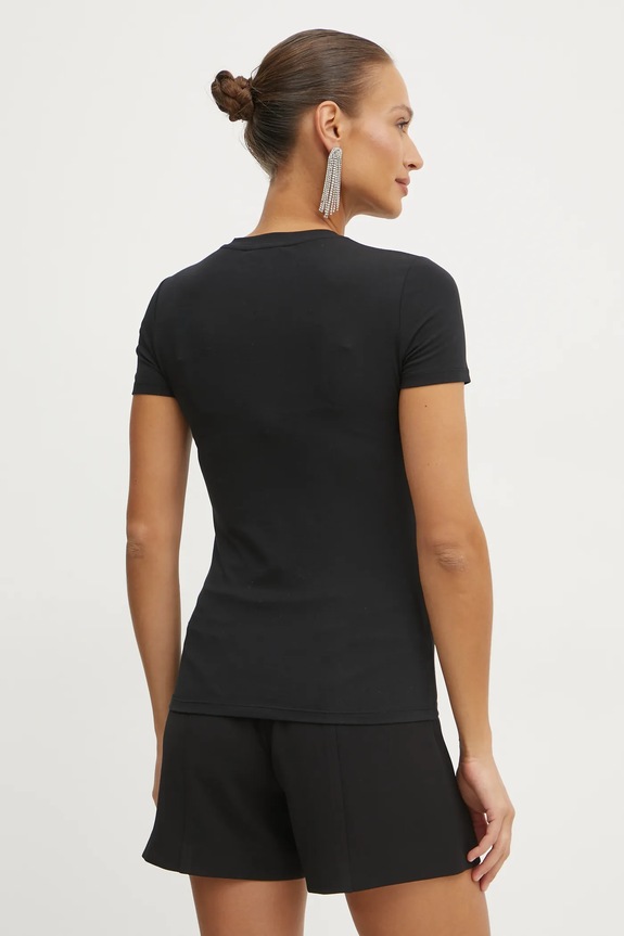 Odzież Fracomina t-shirt FP25ST3011J449N5 czarny