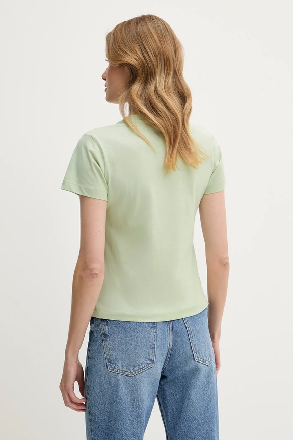 Guess t-shirt bawełniany V5GI03.I3Z14 zielony SS25