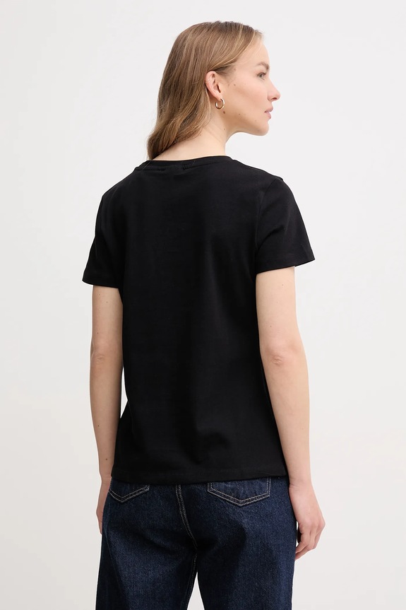 Guess t-shirt bawełniany IRIS V5GI06.KCRZ1 czarny SS25