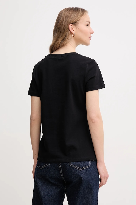 Guess t-shirt bawełniany IRIS V5GI06.KCRZ1 czarny SS25
